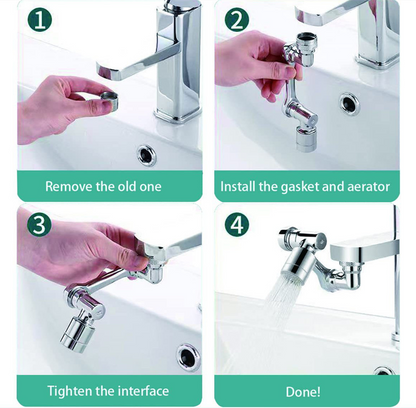 Multifunctional Faucet 1080 Degree Rotation